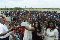 Gouthami Youth Yoga in GITAM college in Hyderabad